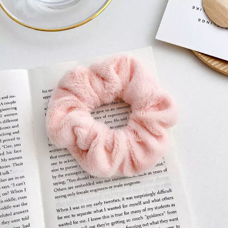 Soft Faux Hair Scrunchies