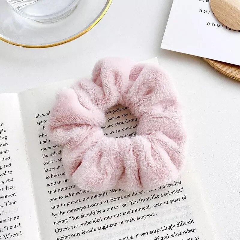 Soft Faux Hair Scrunchies