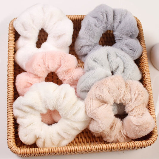 Soft Faux Hair Scrunchies